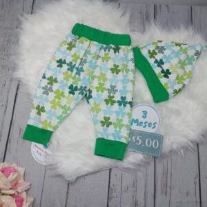 Pantalon+Gorro 3-6 Meses