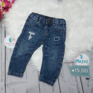 Pantalon Jean 3-6 Meses