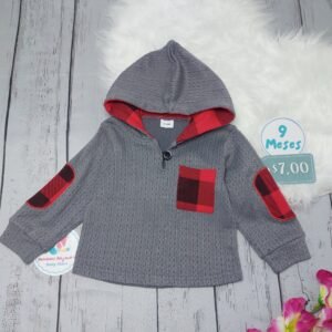Sudadera con Capucha 9-12 Meses
