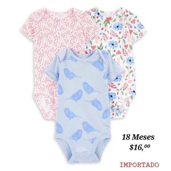 Set Bodys 18 Meses