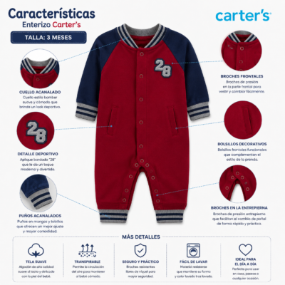 2025/07/1000153461.png Enterizo Estilo Bomber Carter’s para Bebé – Talla 3 Meses