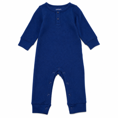 Mono Enterizo de Punto Azul Marino para Bebé – Carter’s 6 Meses