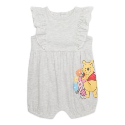 2025/07/1000963533.jpg Set de 2 Rompers Disney Winnie the Pooh para Bebita + Cintillo – 6 a 9 Meses