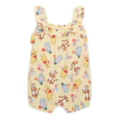 2025/07/1000963534.jpg Set de 2 Rompers Disney Winnie the Pooh para Bebita + Cintillo – 6 a 9 Meses