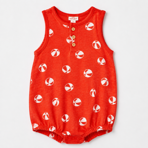 Romper de Verano para Bebé Cat & Jack 0/3 Meses