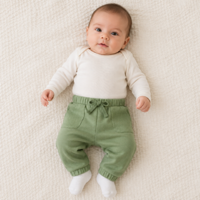 Pantalón Jogger Verde para Bebé Cat & Jack – Recién Nacido