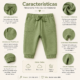 Pantalón Jogger Verde para Bebé Cat & Jack – Recién Nacido