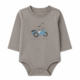 Body Gris de Manga Larga con Estampado de Motocicleta – Carter’s 12 Meses