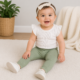 Set de 3 Licras para Bebé Cloud Island® – Talla 6-9 Meses | Colores Pastel