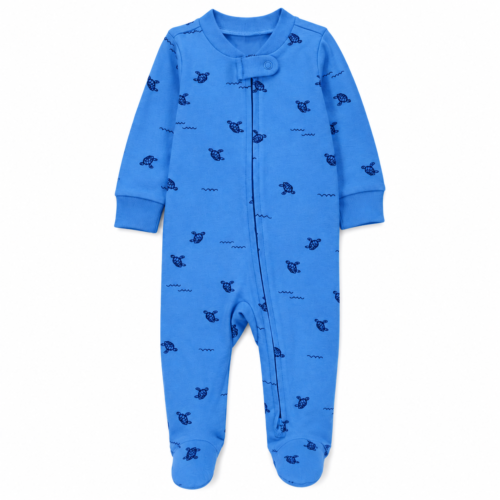 Mono Enterizo para Bebé con Tortuguitas – Carter’s 6–9 Meses