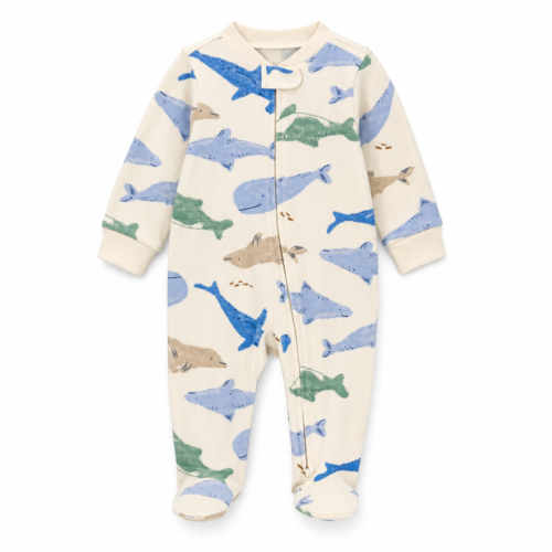 Enterizo para Bebé con Estampado de Tiburones – Carter’s 6–9 Meses