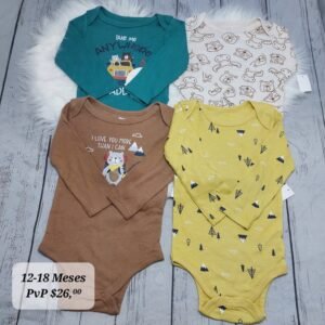 Setx4 bodys 12-18 Meses