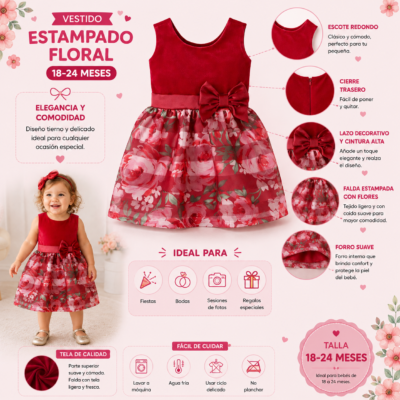 2025/09/1049323.png Vestido floral elegante Place para niña – 18 a 24 meses 🌹❤️