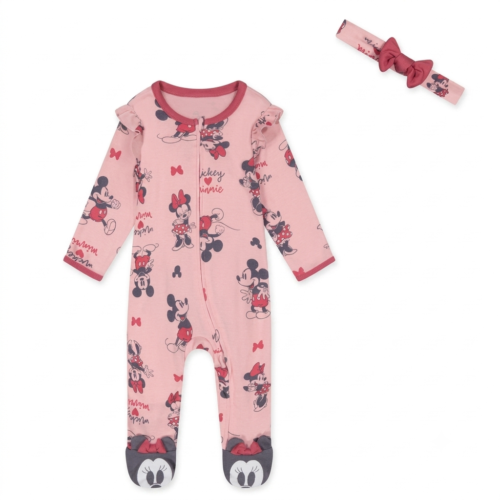 Mameluco de Algodón Disney® Minnie Mouse con Cinta para Bebé Niña – Talla 6-9 Meses