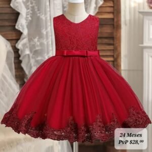 Vestido Tipo Princesa 24 Meses