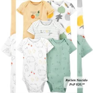 Set de Bodys Recién Nacido