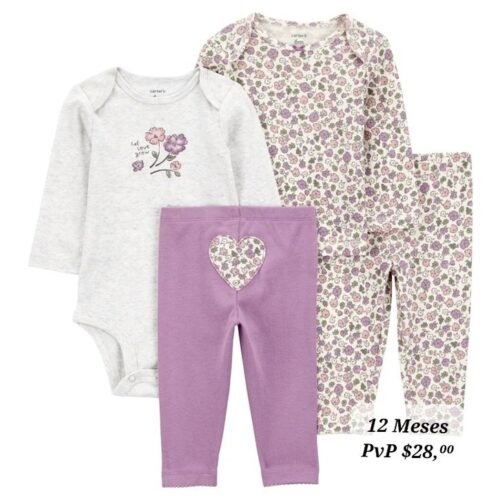 Set de 4 Piezas 12 Meses