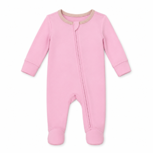 Mono de Algodón Cloud Island para Bebita 3–6 Meses – Rosa
