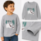 Buso ligero Cat & Jack para niña – Gris con estampado de osos polares | Talla 3