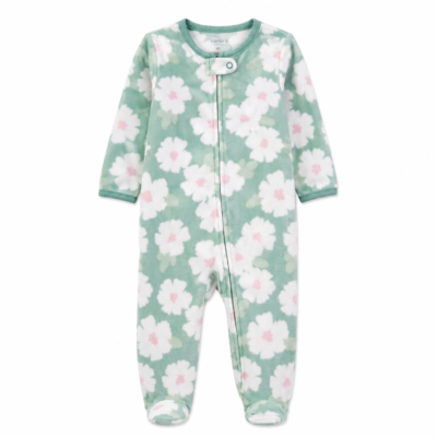 2025/11/1002041962.png Mono Térmico Carter's con Estampado Floral Verde Agua para Bebé Niña – Talla 4