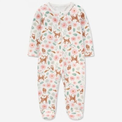 Mono Térmico Carter's con Estampado Bosque para Bebé Niña – Talla 4