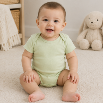 Set de 4 Bodies para Bebé – Okie Dokie 9 Meses