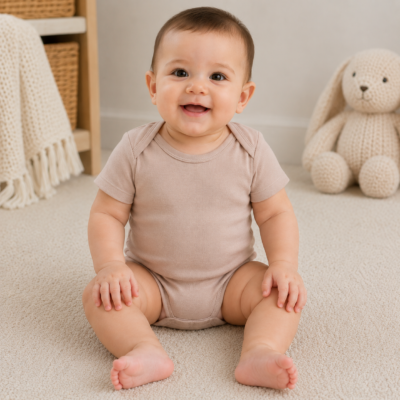 Set de 4 Bodies para Bebé – Okie Dokie 9 Meses