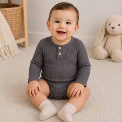 Body de Manga Larga Canalé – Cat & Jack 12 Meses