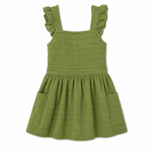 Vestido Verde con Tirantes de Volantes – Cat & Jack 18 Meses