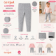 Pantalón Legging Gris Básico para Bebé Niña | Cat & Jack | 12 Meses