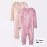 Set de monos para bebita de 6-9 Meses