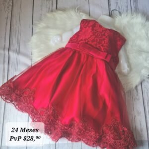 Vestido Tipo Princesa 24 Meses