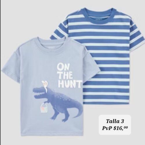 Set de Camisetas Talla 3