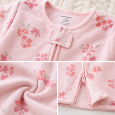 2025/12/1001961562.png Saco de Dormir Térmico Carter's para Bebita 3–6 Meses – Rosa Floral