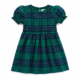 Vestido Cat & Jack Cuadros Verde para Niña – Talla 2
