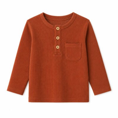 Buso de Algodón Cat & Jack para Bebé Niño 12 Meses – Color Terracota
