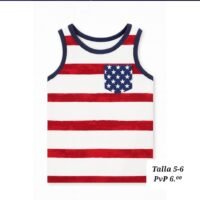 Camisa sin mangas Talla 5-6
