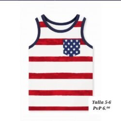 Camisa sin mangas Talla 5-6