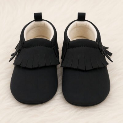 Zapatos Mocasín para Bebé (9-12 Meses) Negro