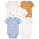 Set de 5 Bodys Carter's® para Bebé Niña | 9 Meses