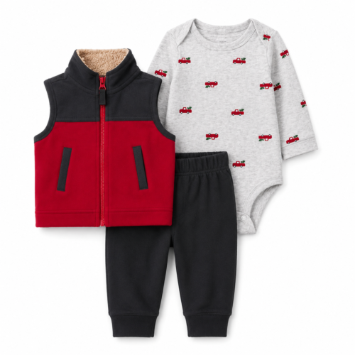 Conjunto de 3 Piezas para Bebé – Carter’s 6 Meses