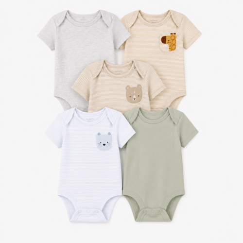 Set de 5 Bodies para Bebé – Carter’s 6 Meses
