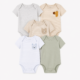 Set de 5 Bodies para Bebé – Carter’s 6 Meses