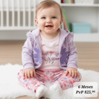 Conjunto para bebita de 6 Meses