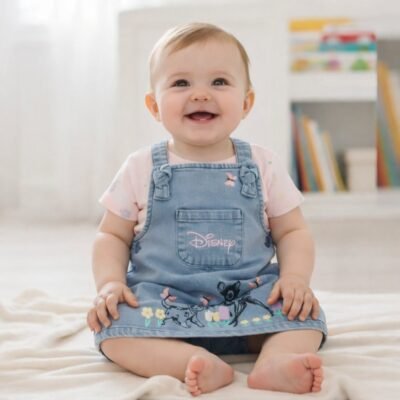 Conjunto Disney Bambi para bebita 9-12 Meses