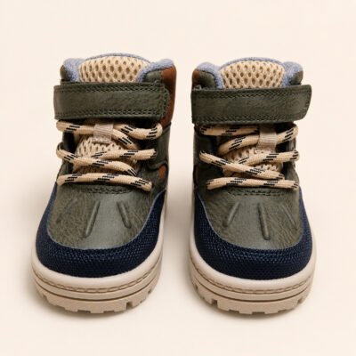 Botines Carter's para Bebé Talla 20 (12.1 cm) Verde Militar y Azul Marino