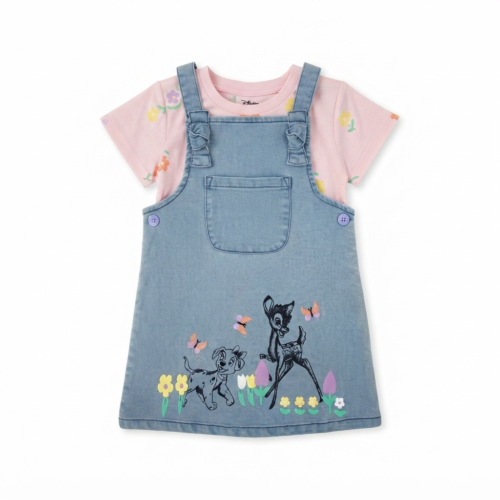 Conjunto Bambi para bebita 9-12 Meses