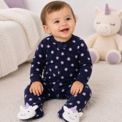 2026/03/1000155114.png Pijama Enterizo Azul Estampado de Estrellas – Carter’s 12 Meses