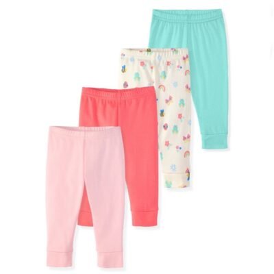 Set de 4 Pantalones Jogger Garanimals para Bebita Talla 18 Meses