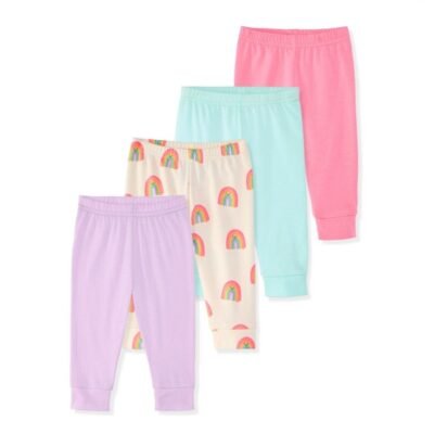 2026/03/1000791392.jpg Set de 4 Pantalones Jogger Garanimals para Bebita Talla 3/6 Meses